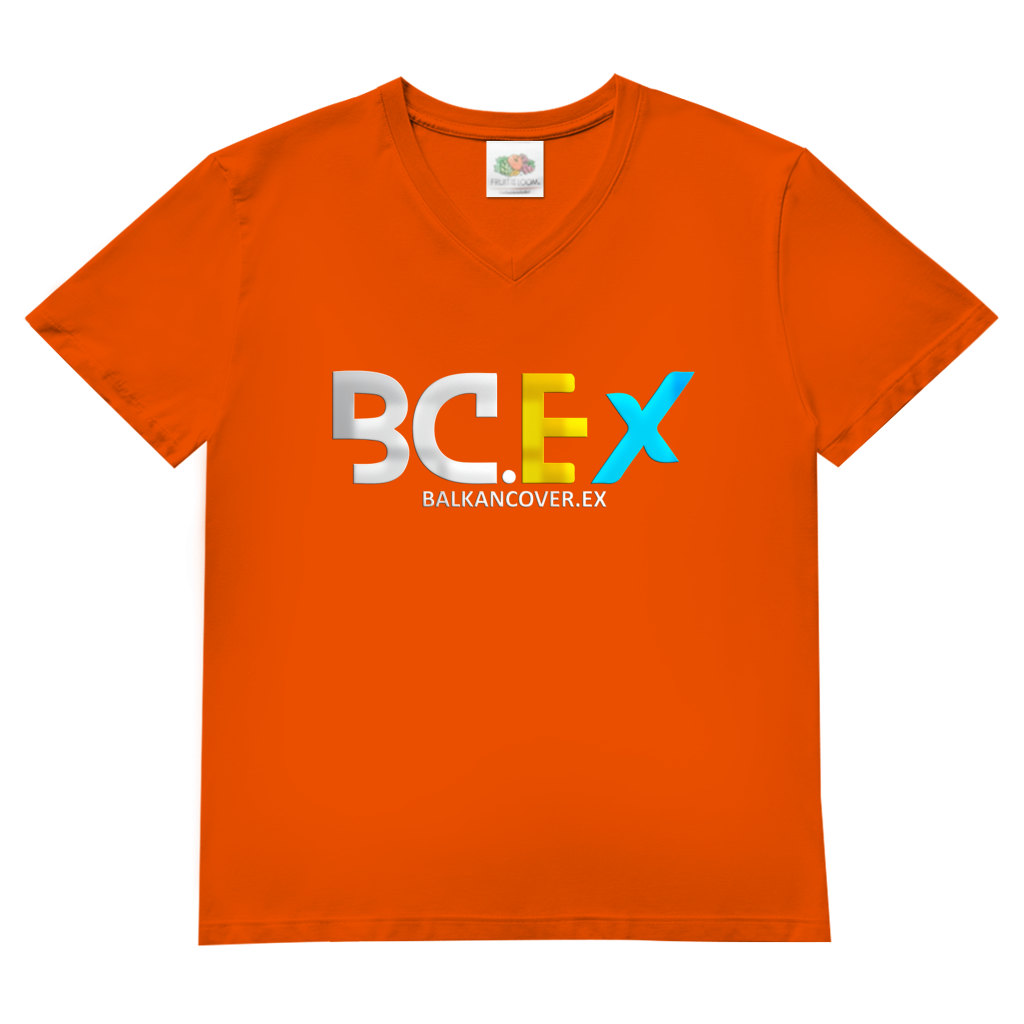 Muška Basic V-majica BCEX | Prednja štampa