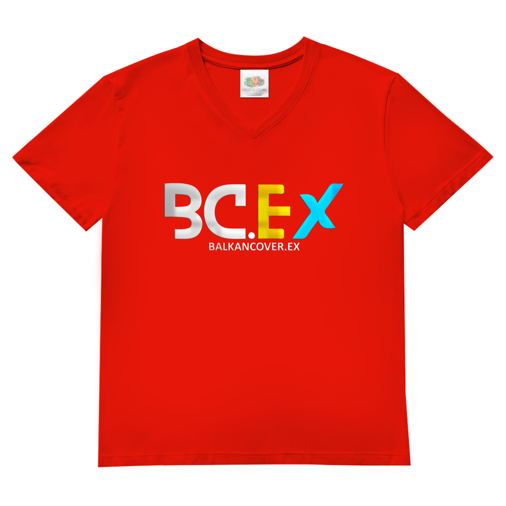 Muška Basic V-majica BCEX | Prednja štampa