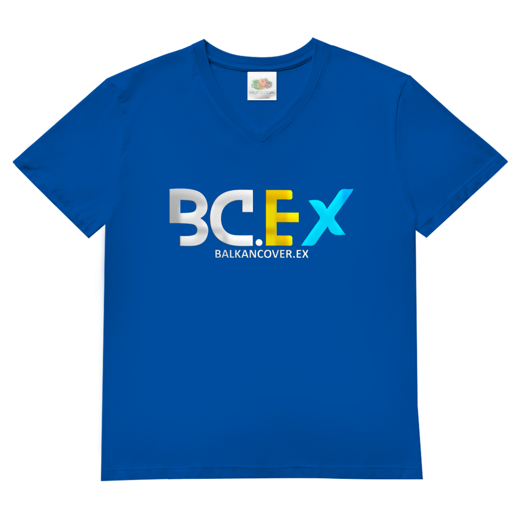 Muška Basic V-majica BCEX | Prednja štampa