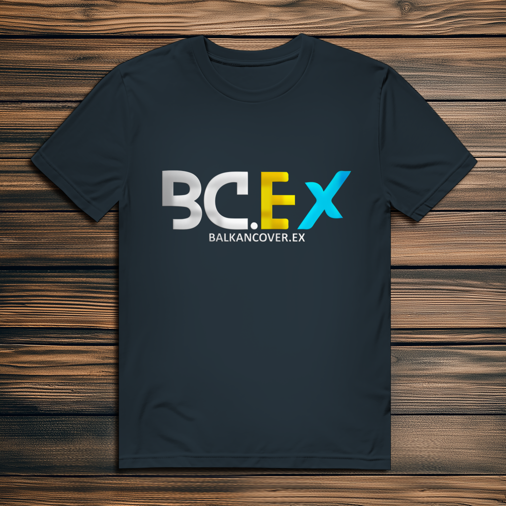 Muška premium organska majica BCEX | Prednja štampa