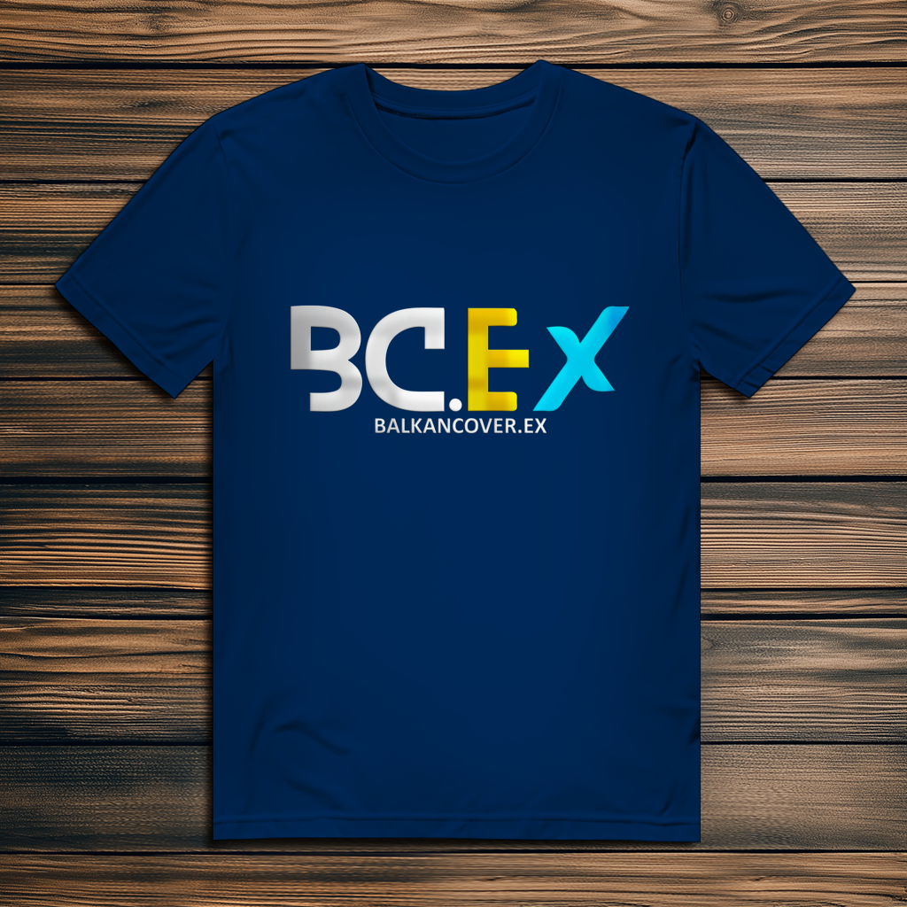 Muška premium organska majica BCEX | Prednja štampa
