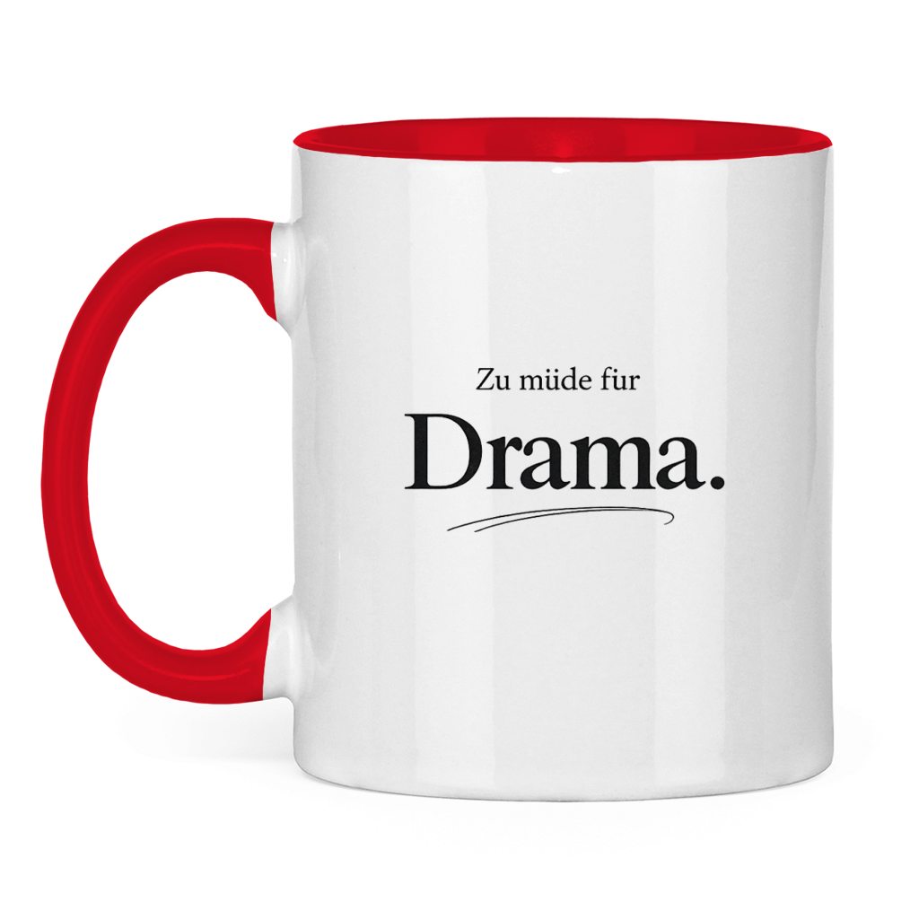 Smiješna šolja "Preumoran/na za dramu"