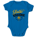 Bodi za bebe „Slatki Krajišnik“ – Zabavni bodi za bebe sa Balkana od organskog pamuka