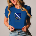 Ženska majica „Bosna – Ponos. Tradicija. Identitet.“ | Bosanski streetwear stil