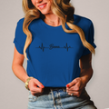 Ženska majica "Bosna Heartbeat" – Minimalistička Bosna streetwear majica