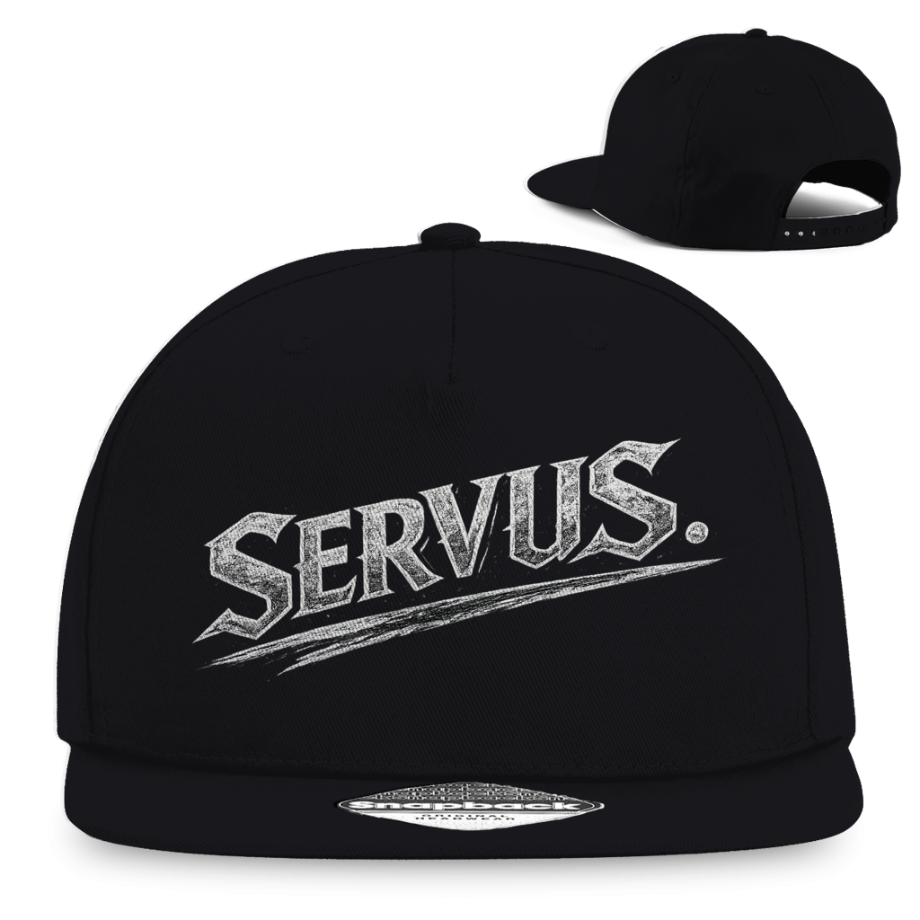 Snapback rap kapa "Servus" – Austrijska streetwear kapa u retro stilu