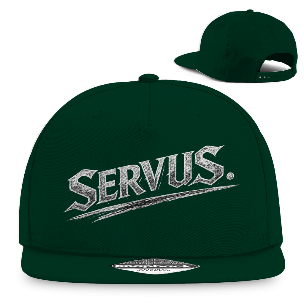 Snapback rap kapa "Servus" – Austrijska streetwear kapa u retro stilu