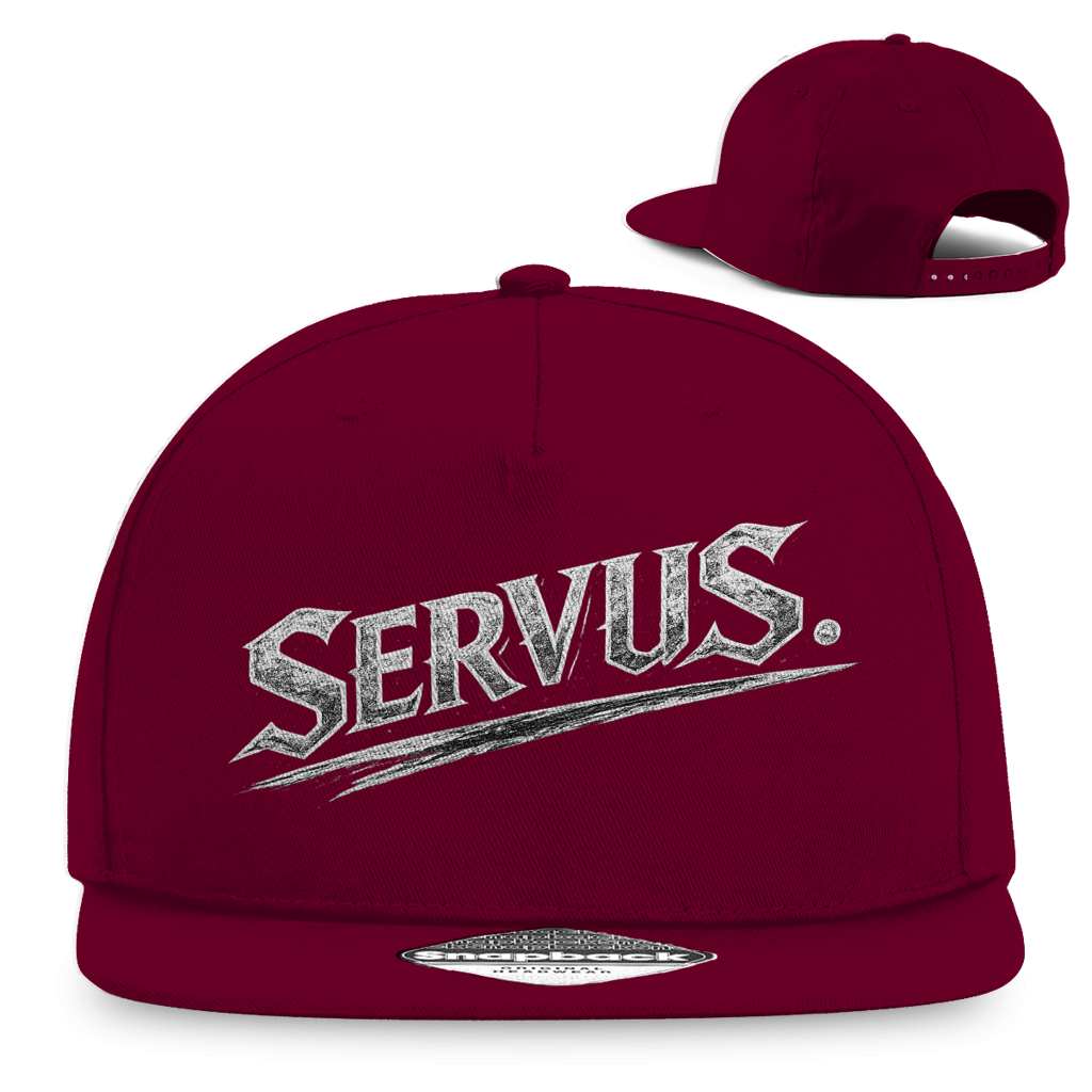 Snapback rap kapa "Servus" – Austrijska streetwear kapa u retro stilu