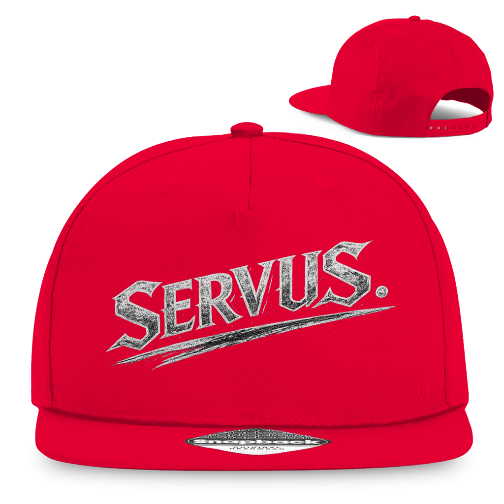 Snapback rap kapa "Servus" – Austrijska streetwear kapa u retro stilu