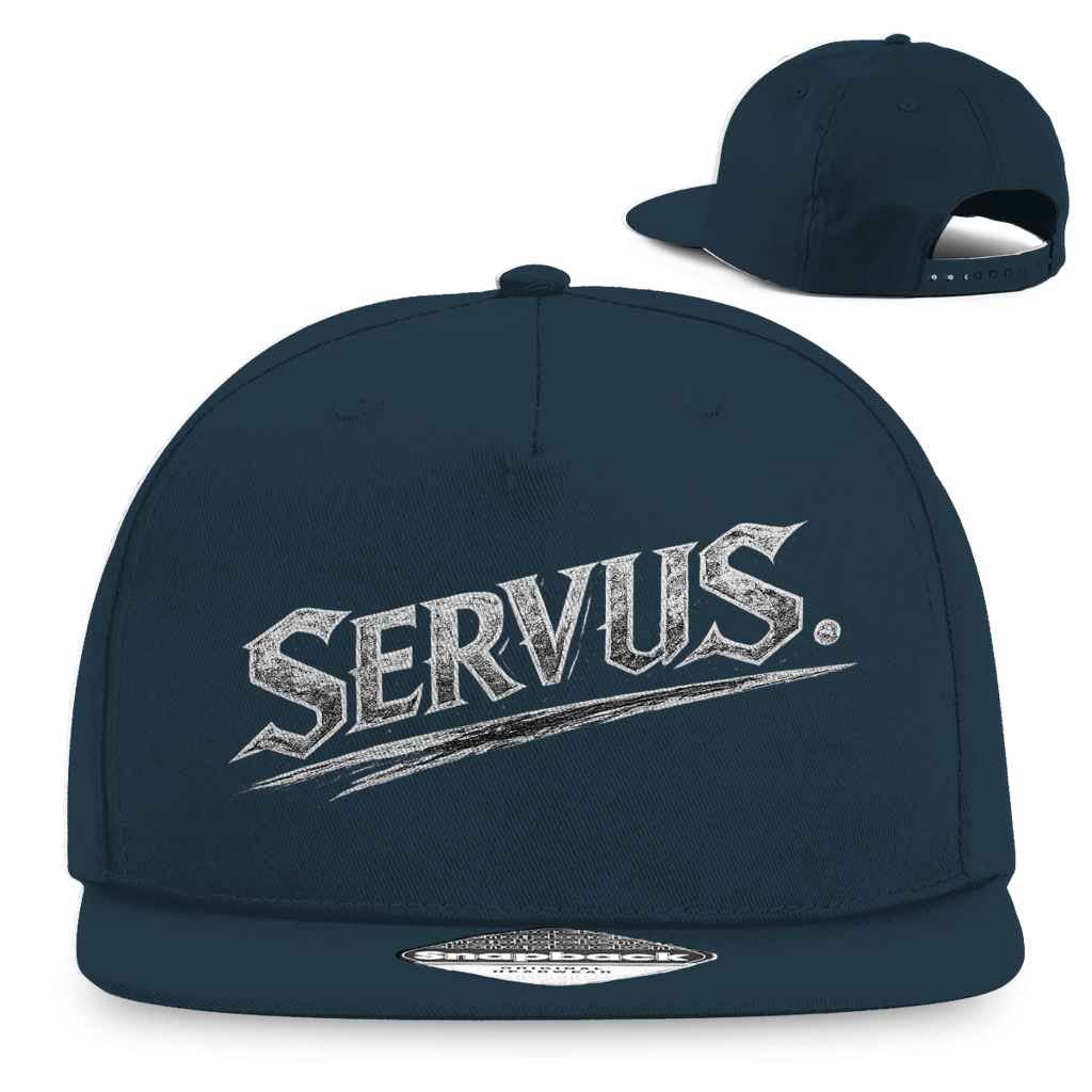Snapback rap kapa "Servus" – Austrijska streetwear kapa u retro stilu
