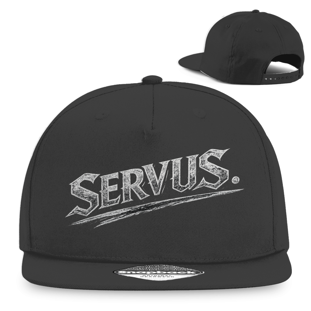 Snapback rap kapa "Servus" – Austrijska streetwear kapa u retro stilu
