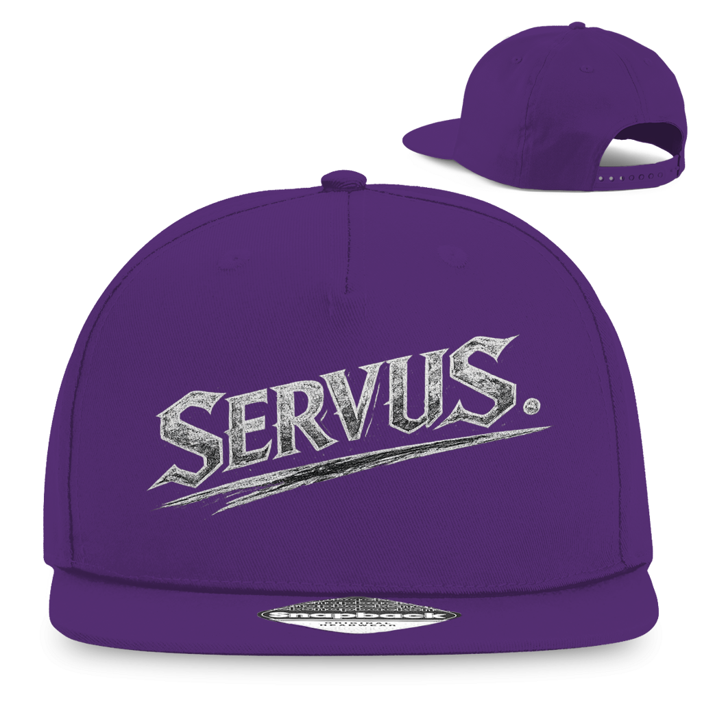 Snapback rap kapa "Servus" – Austrijska streetwear kapa u retro stilu