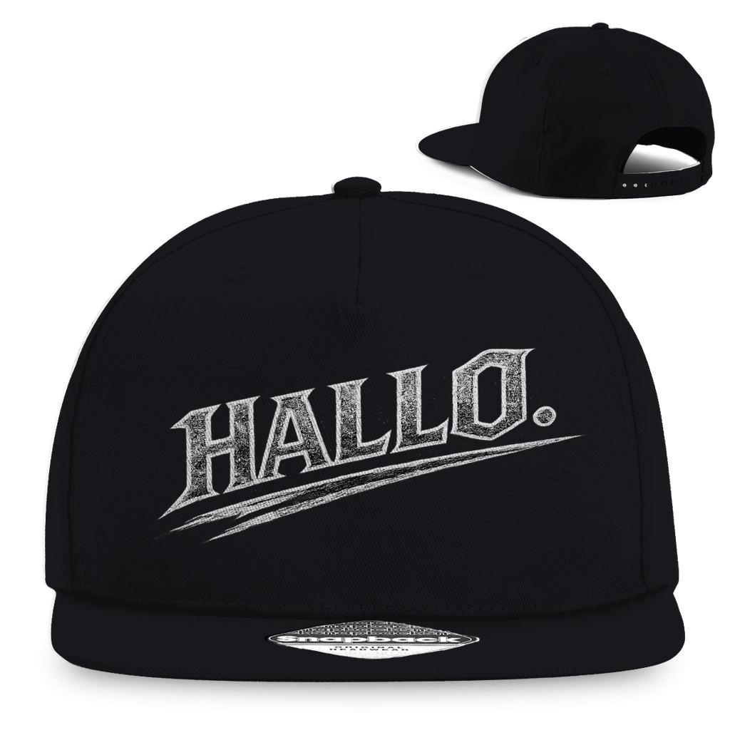 Snapback reper kapa "Hallo" – Austrijska streetwear kapa u retro stilu