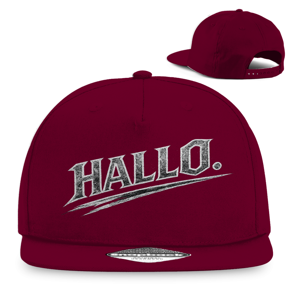 Snapback reper kapa "Hallo" – Austrijska streetwear kapa u retro stilu