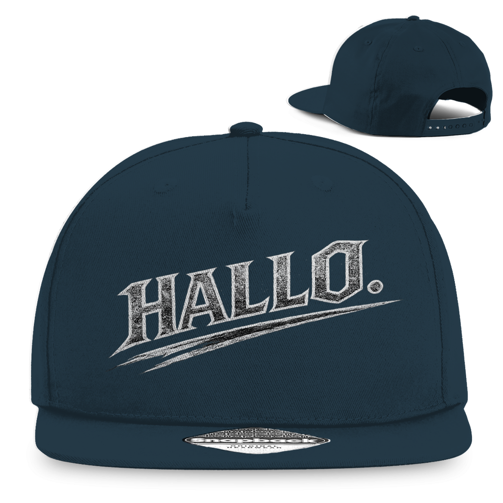 Snapback reper kapa "Hallo" – Austrijska streetwear kapa u retro stilu