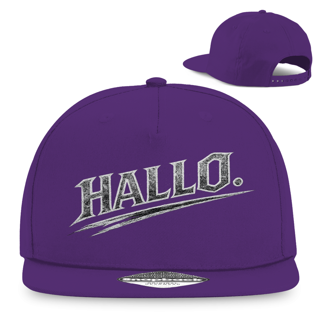 Snapback reper kapa "Hallo" – Austrijska streetwear kapa u retro stilu