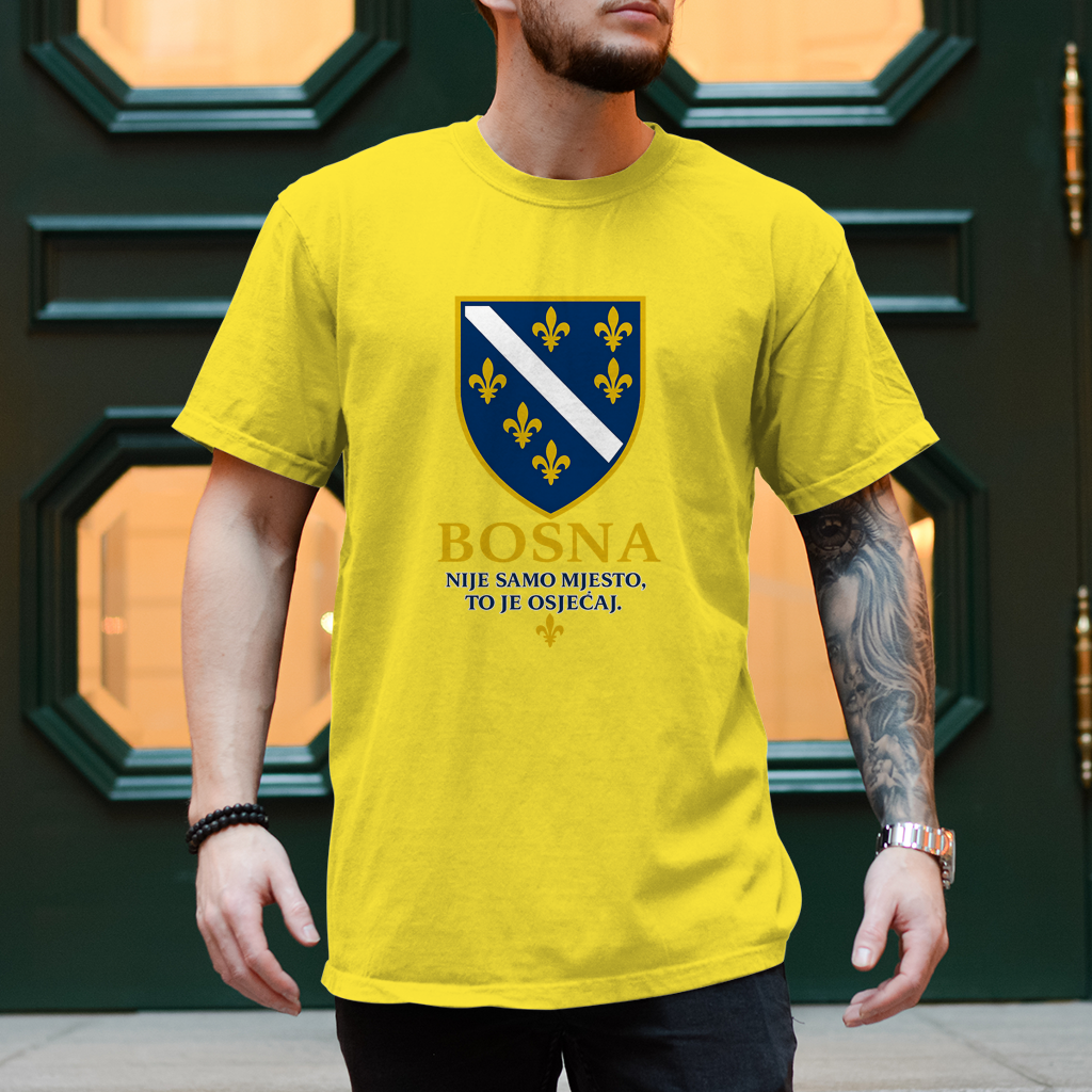 Muška majica Bosna nije samo mjesto, to je osjećaj