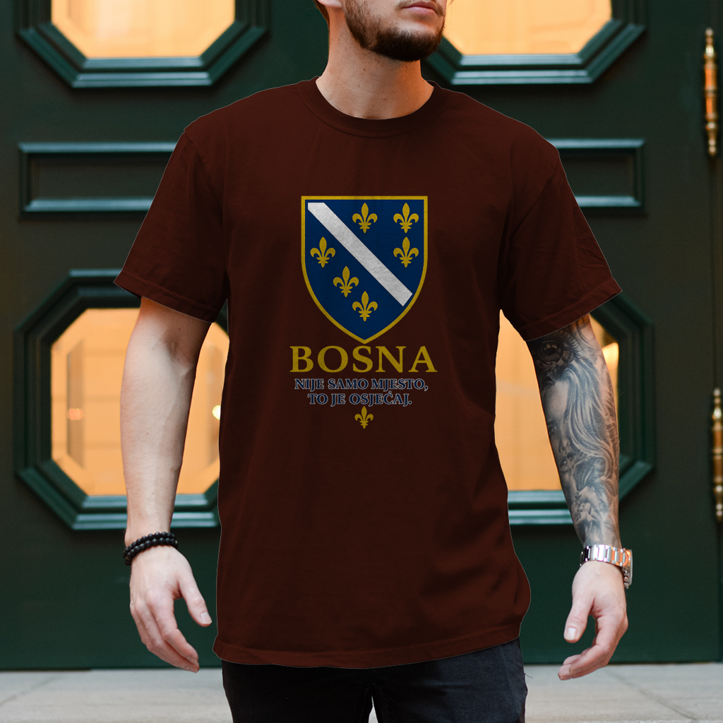 Muška majica Bosna nije samo mjesto, to je osjećaj