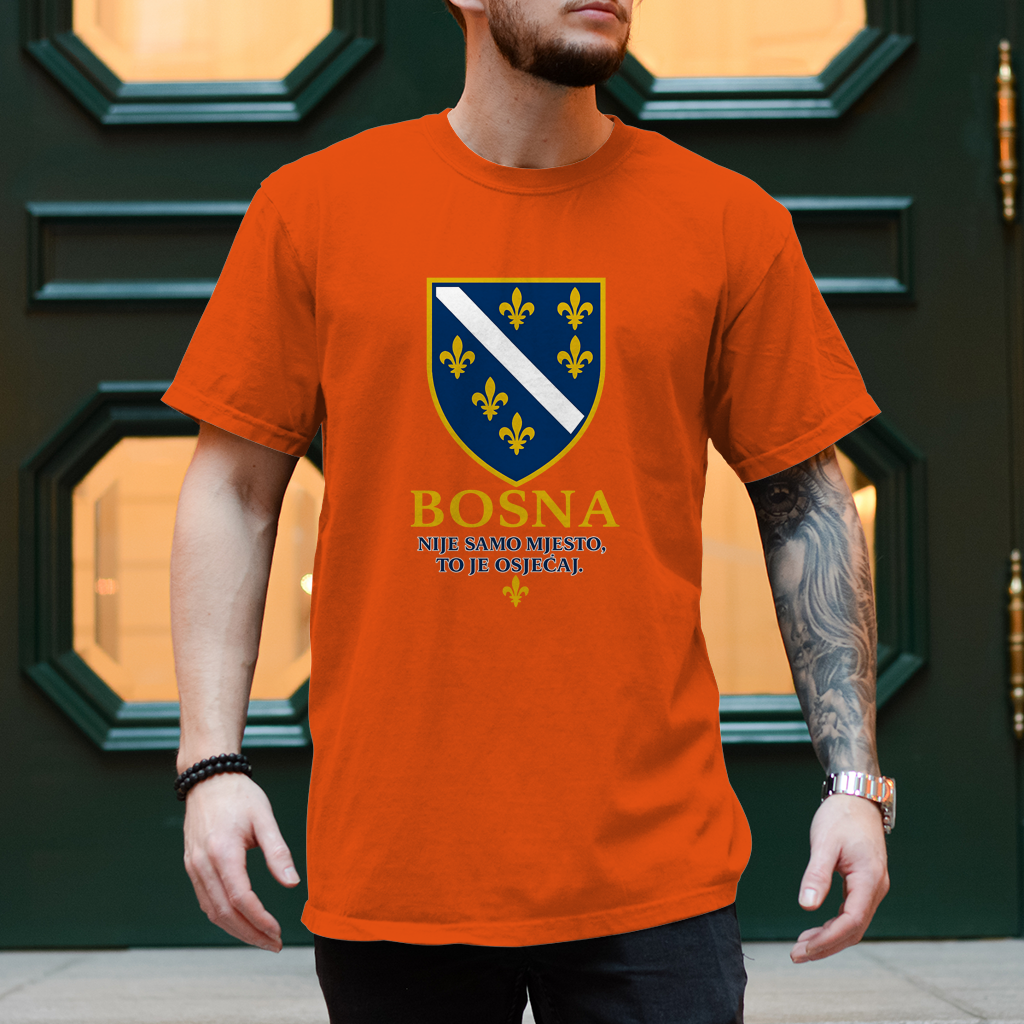 Muška majica Bosna nije samo mjesto, to je osjećaj