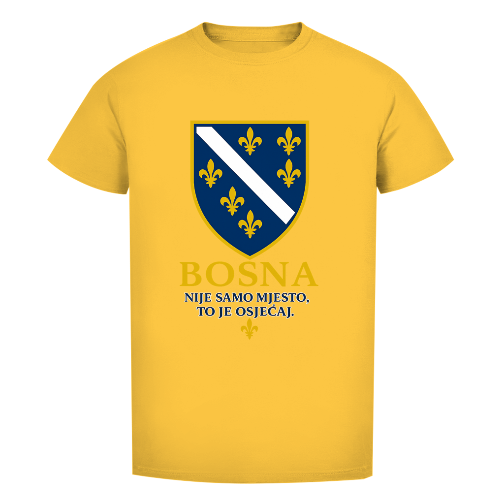 Muška Premium Organska Majica Bosna Nije Samo Mjesto To Je Osjećaj