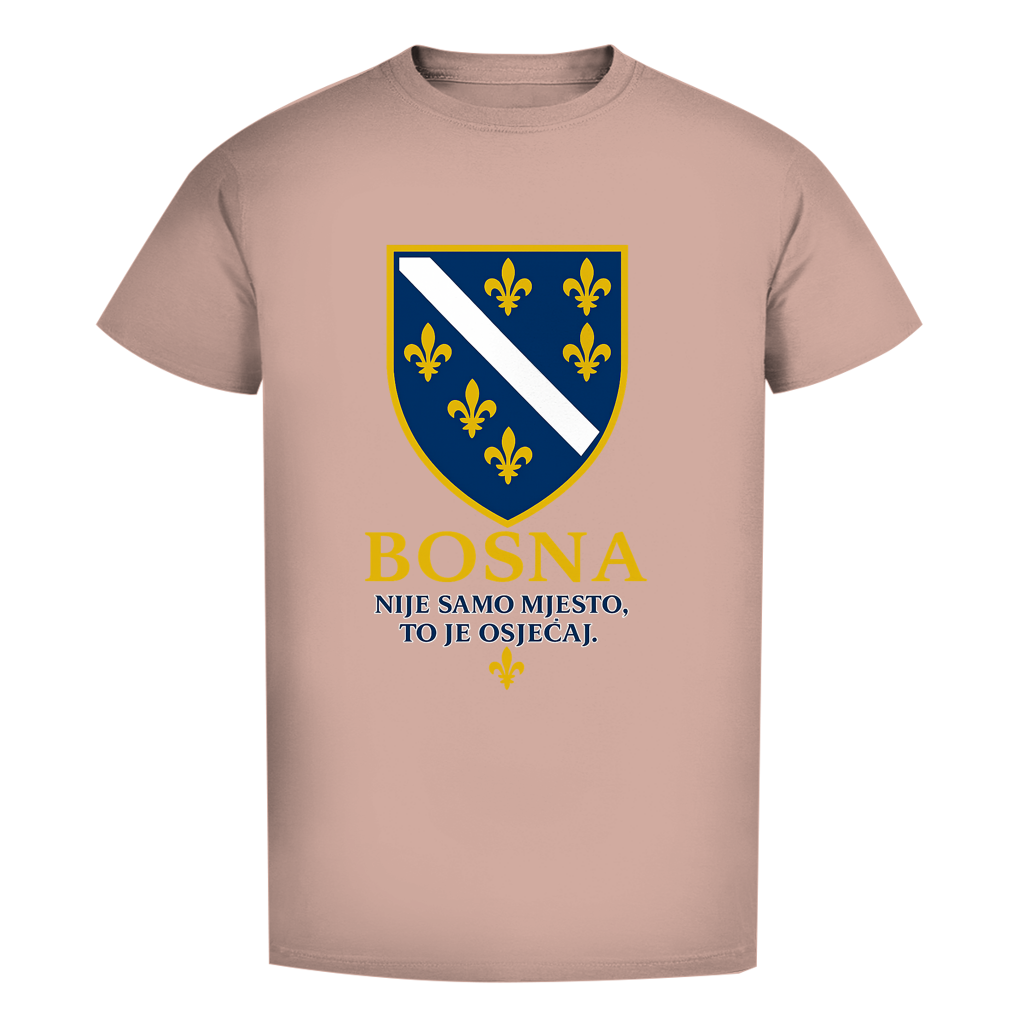 Muška Premium Organska Majica Bosna Nije Samo Mjesto To Je Osjećaj