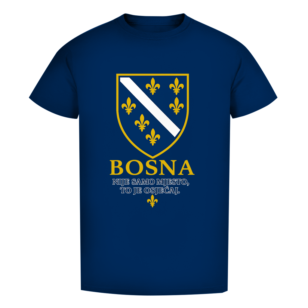 Muška Premium Organska Majica Bosna Nije Samo Mjesto To Je Osjećaj