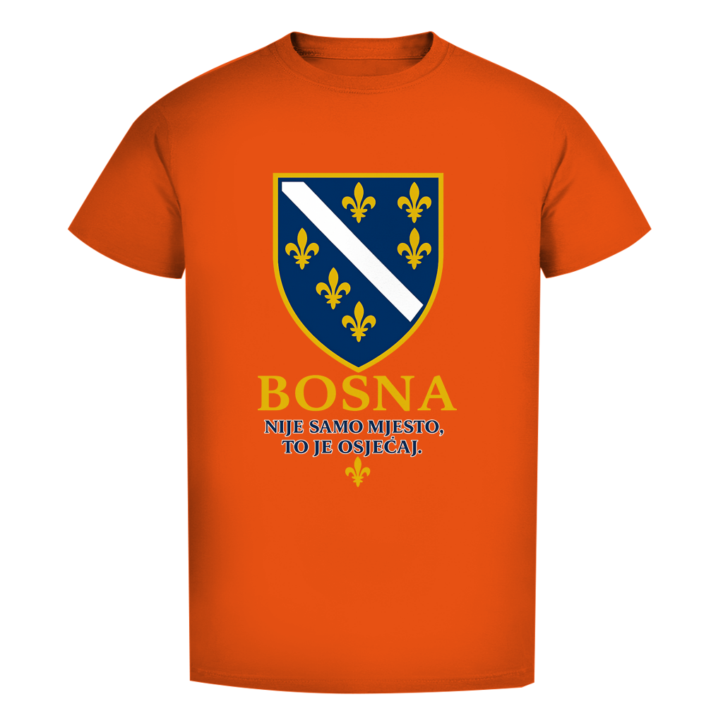 Muška Premium Organska Majica Bosna Nije Samo Mjesto To Je Osjećaj