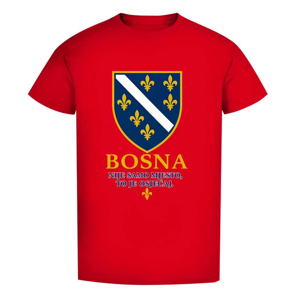 Muška Premium Organska Majica Bosna Nije Samo Mjesto To Je Osjećaj