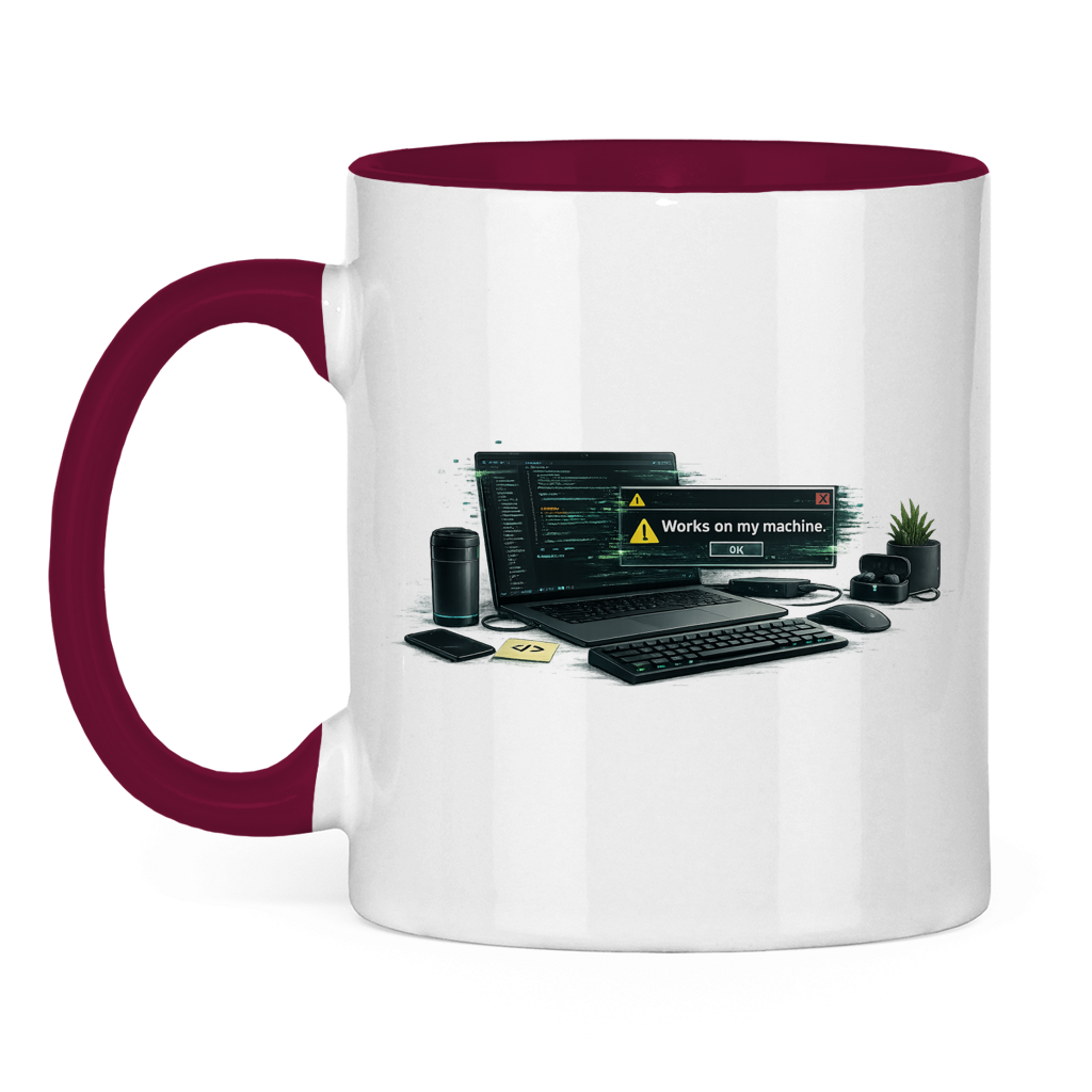 IT Works on My Machine Tasse | Lustiges Entwickler Geschenk
