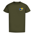 Herren Premium Bio T-Shirt Bosnien Flagge Herz