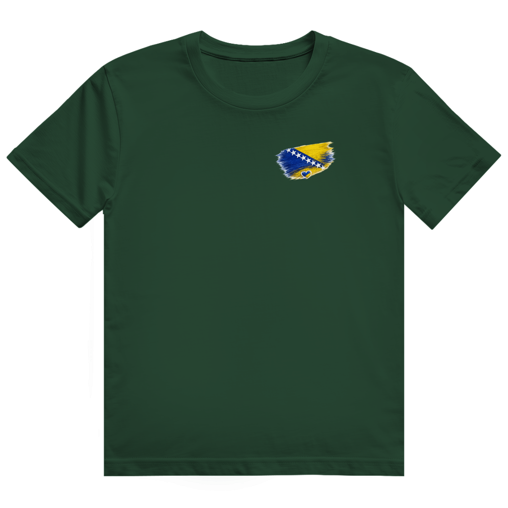 Muška majica "Heavy Cotton" - Bosna Zastava Srce