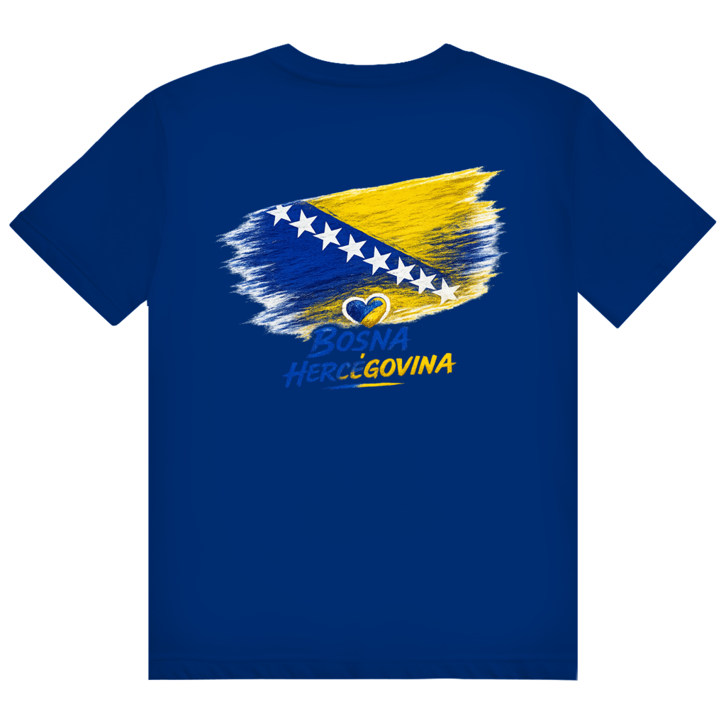 Muška majica "Heavy Cotton" - Bosna Zastava Srce