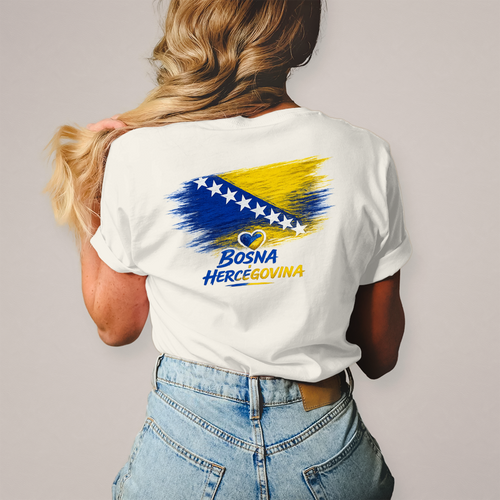 Ženska majica Bosna Zastava Srce