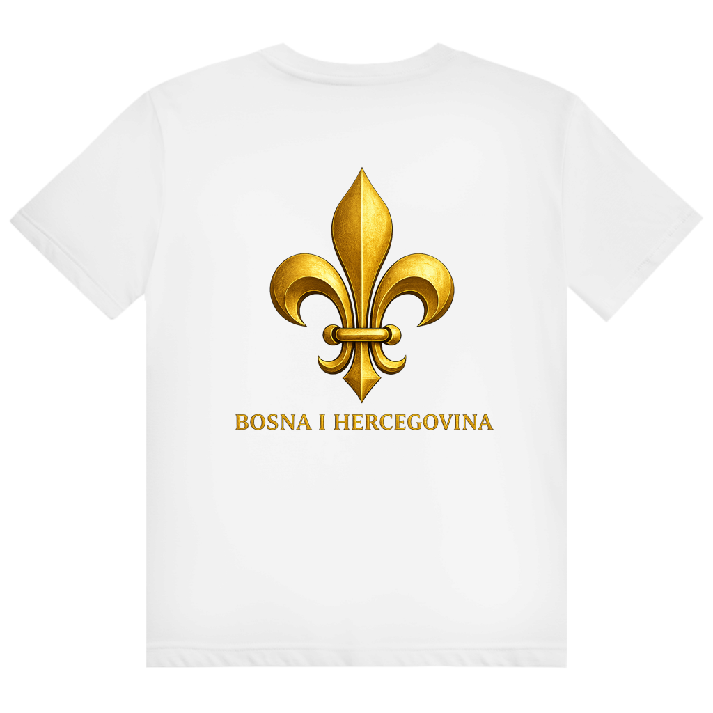 Muška Heavy Cotton majica Zlatni bosanski ljiljan
