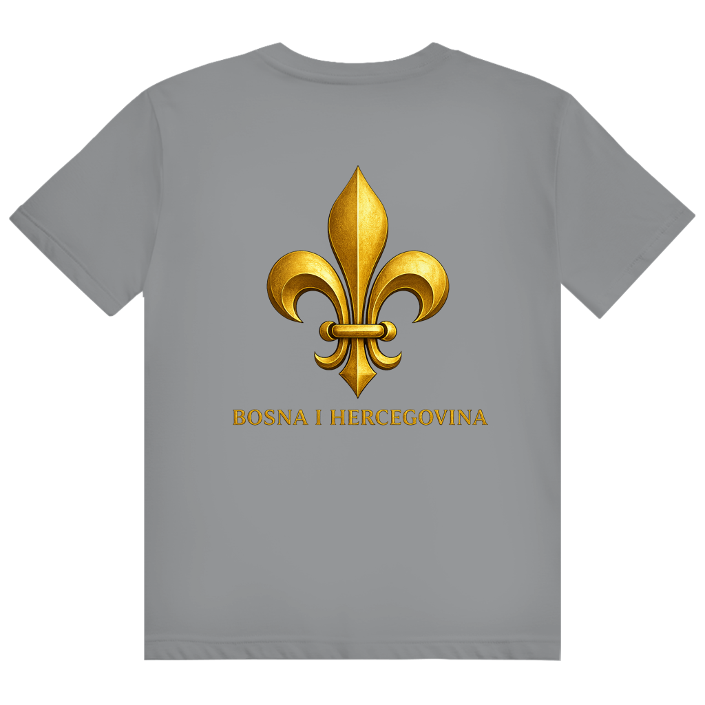 Muška Heavy Cotton majica Zlatni bosanski ljiljan