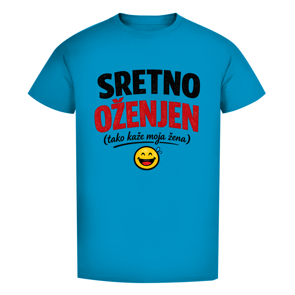 Sretno Oženjen Original Herren Premium Bio T-Shirt
