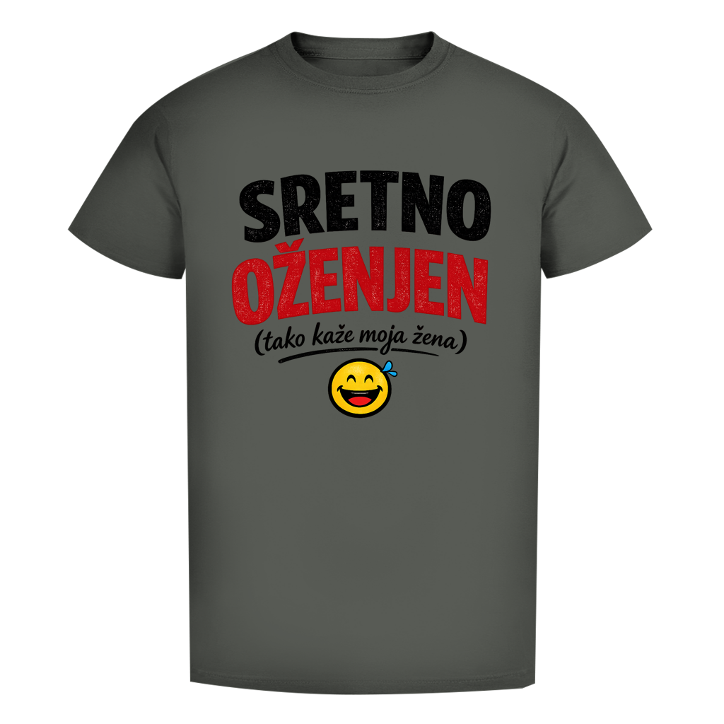 Sretno Oženjen Original Herren Premium Bio T-Shirt