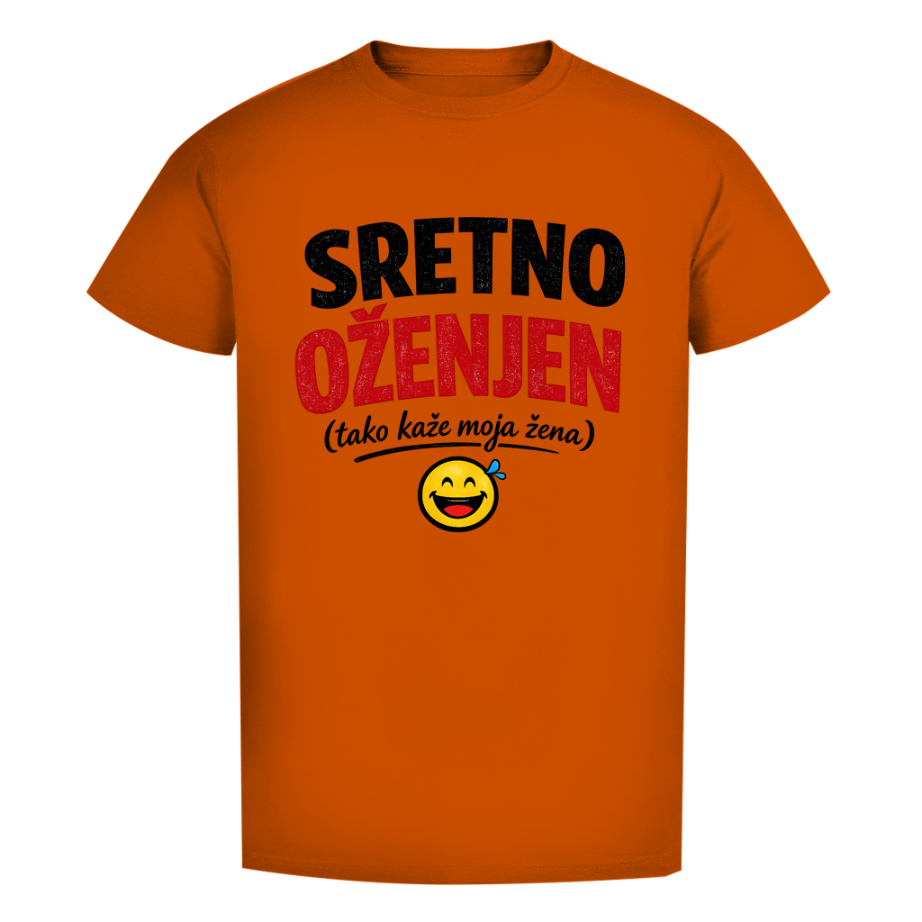 Sretno Oženjen Original Herren Premium Bio T-Shirt