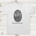 Muška majica Srebrenica Otisak prsta