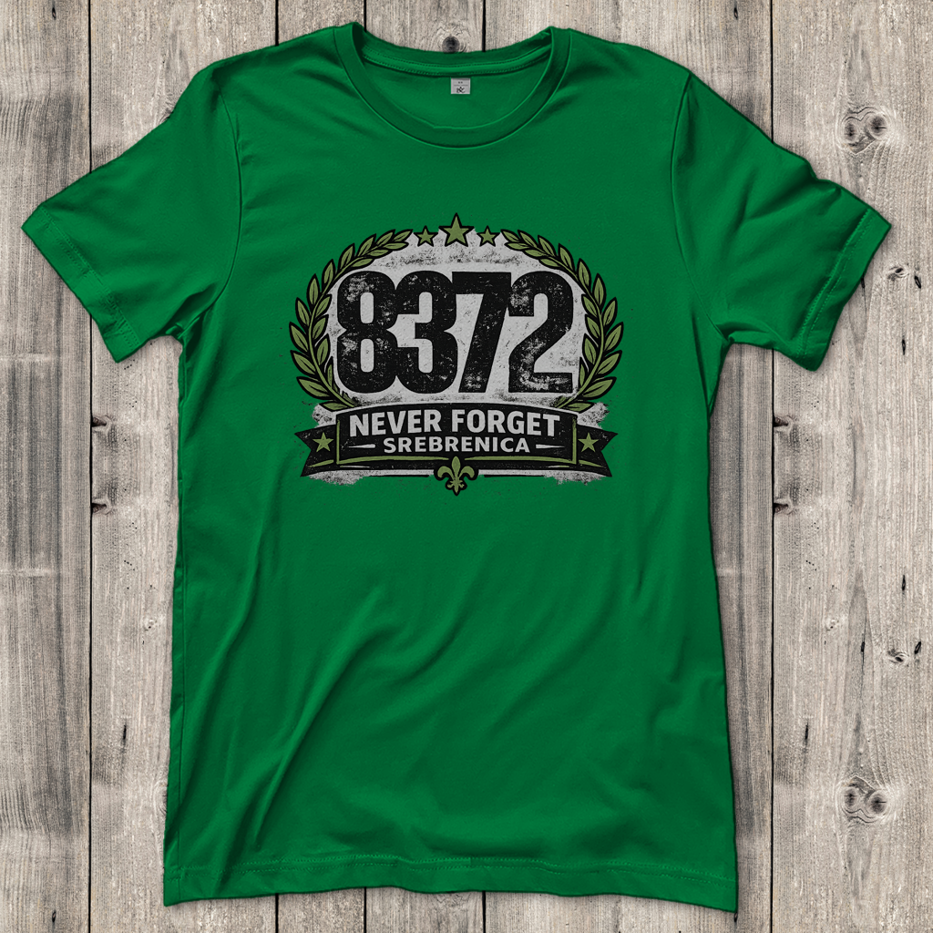 Ženska majica Nikad ne zaboravi Srebrenicu