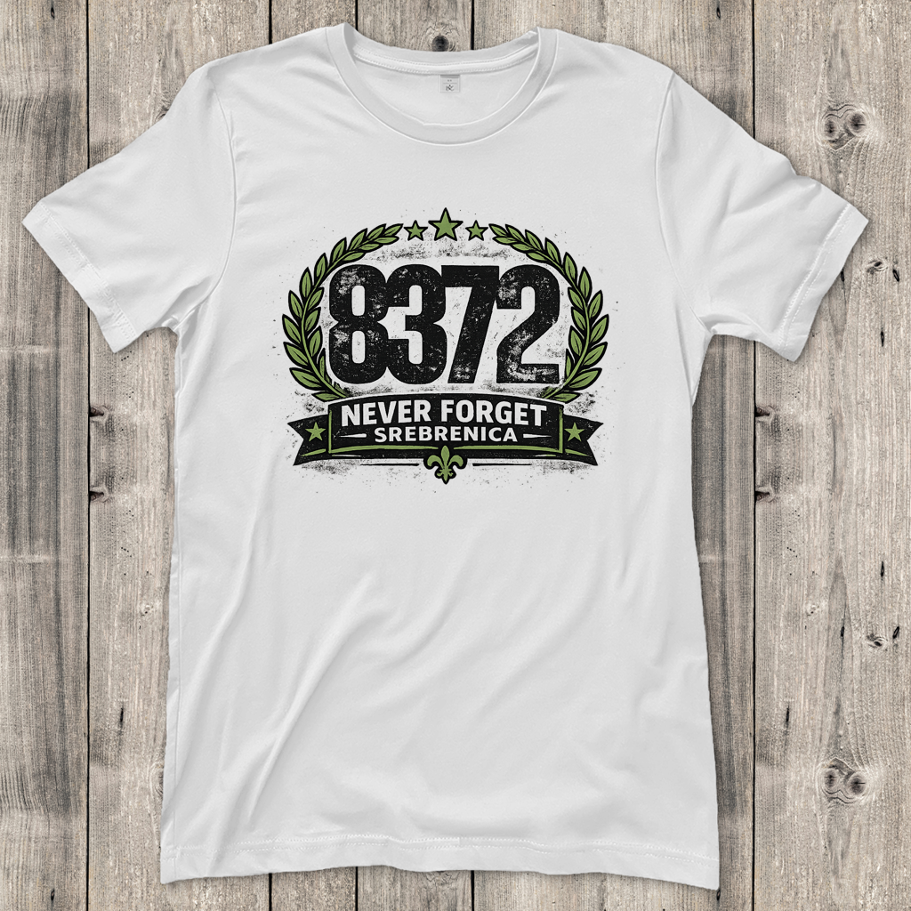 Ženska majica Nikad ne zaboravi Srebrenicu