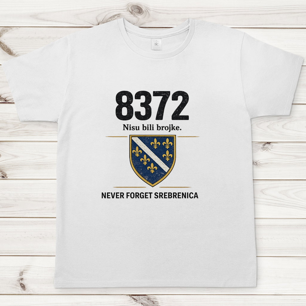 Muška majica Srebrenica Grb