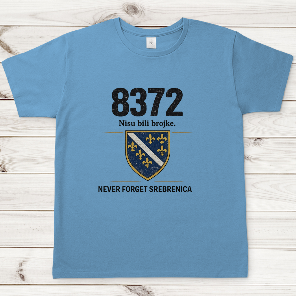 Muška majica Srebrenica Grb