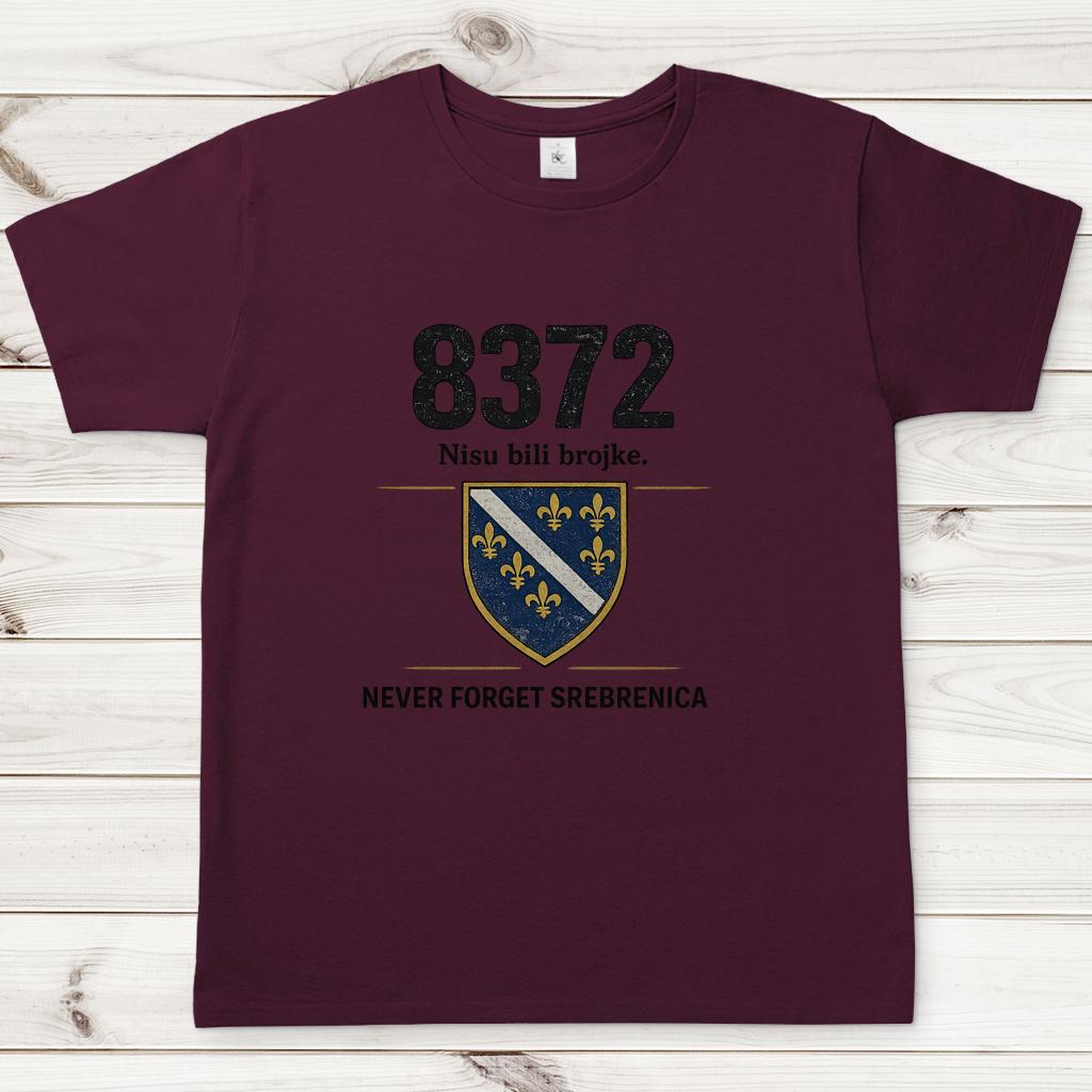 Muška majica Srebrenica Grb