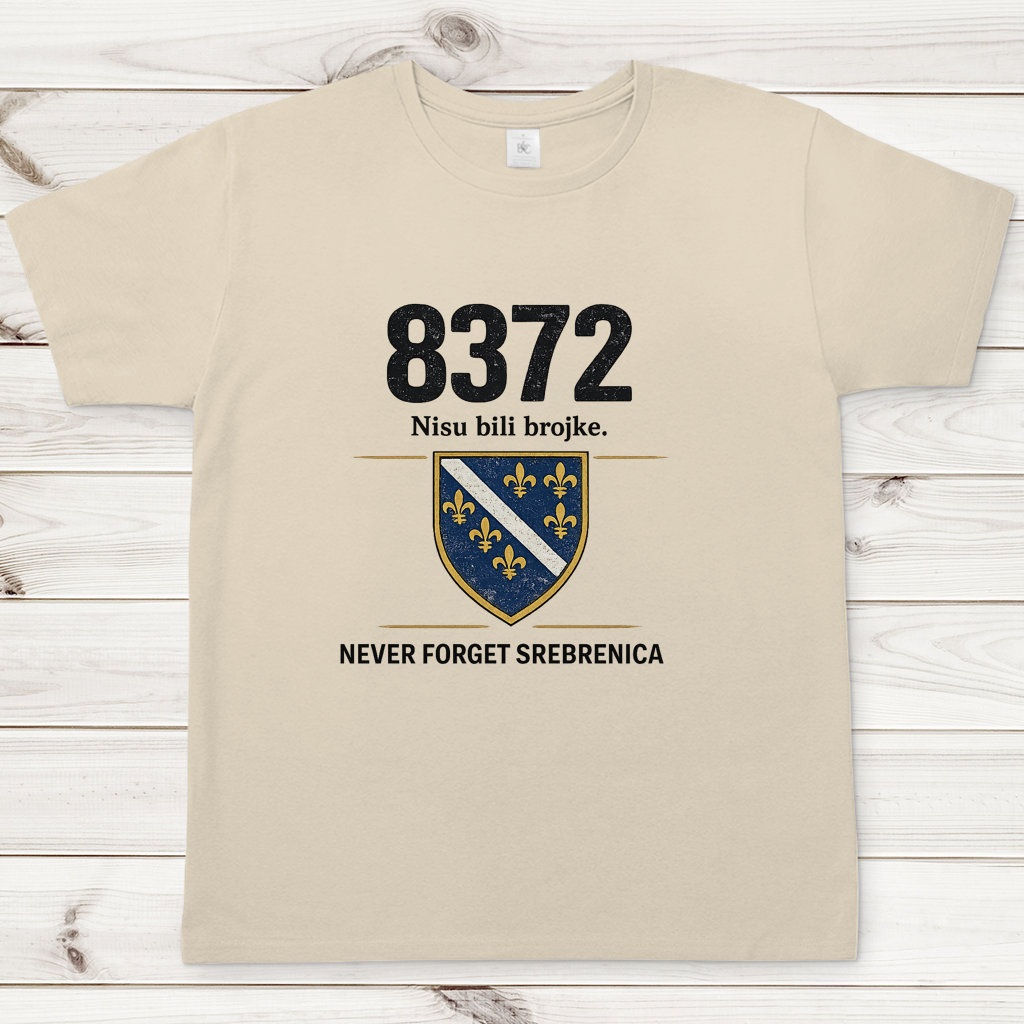 Muška majica Srebrenica Grb
