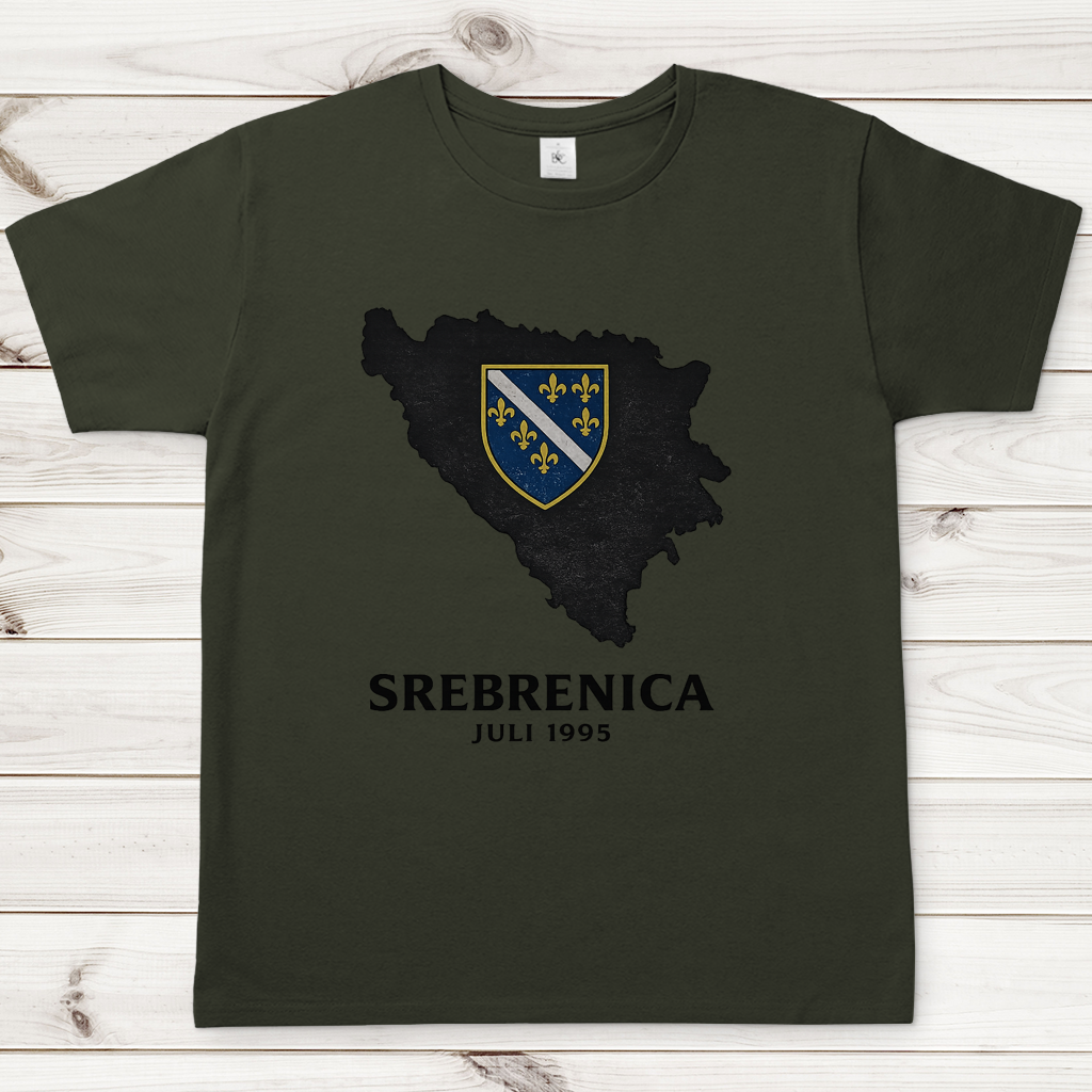 Muška majica Srebrenica Crna