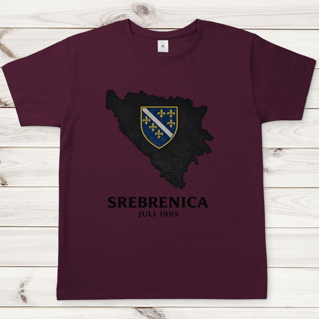 Muška majica Srebrenica Crna