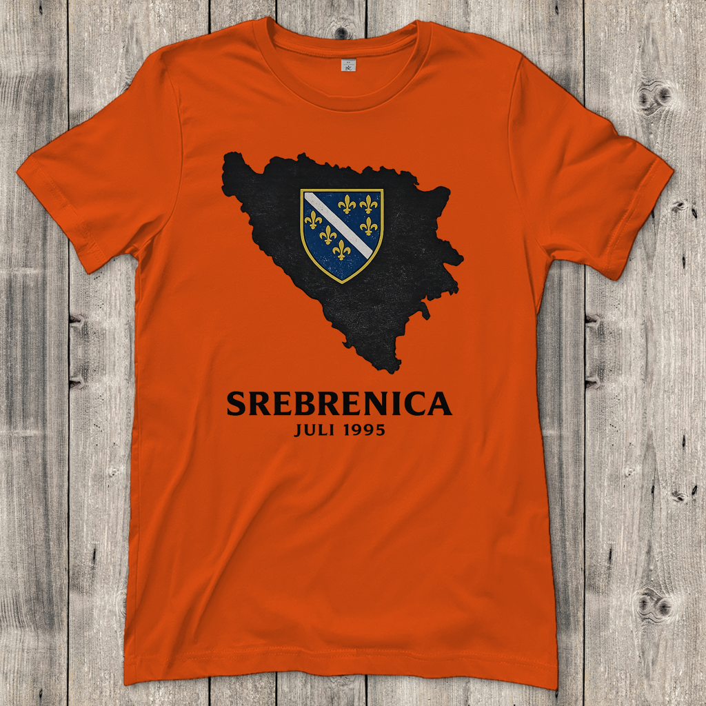 Ženska majica Srebrenica Crna