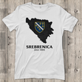 Ženska majica Srebrenica Crna