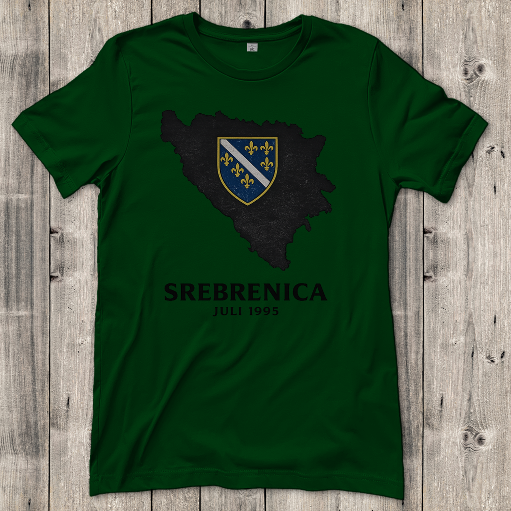 Ženska majica Srebrenica Crna